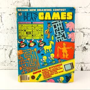 Vintage 80’s Let’s Play Games Booklet